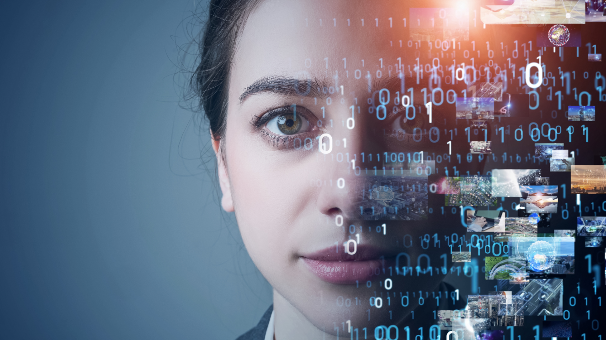 women masked by ai code